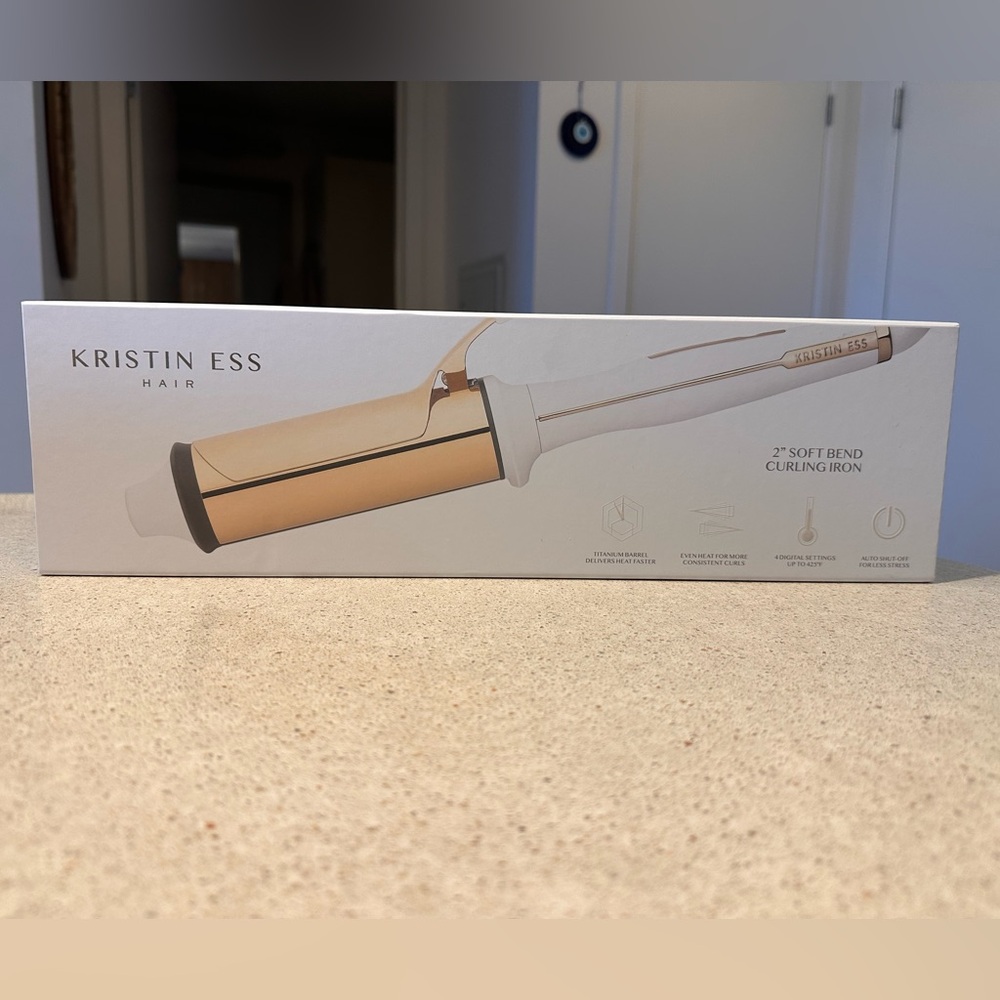 Kristin Ess Titanium Curling Iron - 2” - Brand New